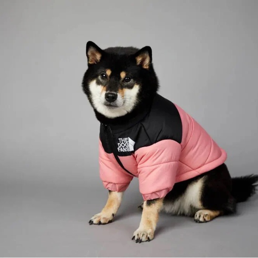 Guidi Pink and Black Dog Coat